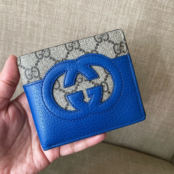 Authentic Gucci interlock GG bifold men wallet 701417.496334 - Picture 1 of 14
